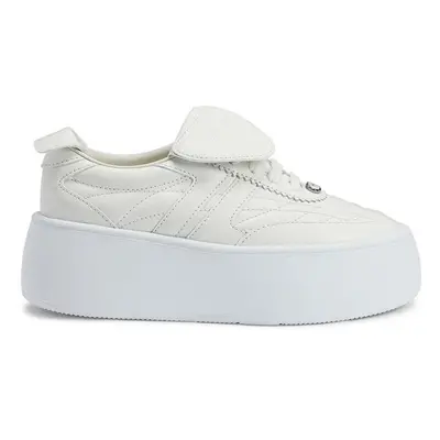 Kožené sneakers boty Giuseppe Zanotti Alma bílá barva, RW40021.002