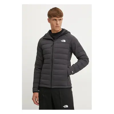 Péřová sportovní bunda The North Face Belleview Stretch černá barva, NF0A7UJE4H01