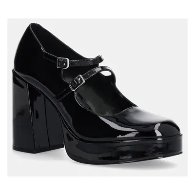 Lodičky Steve Madden Cabernet Heeled černá barva, na podpatku, SM11003444