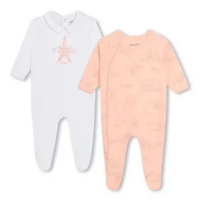 Kojenecké bavlněné dupačky Kenzo Kids 2-pack