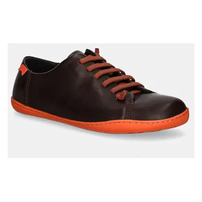 Kožené sneakers boty Camper Peu Cami hnědá barva, K100249-059