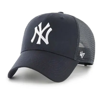 Kšiltovka 47 brand MLB New York Yankees tmavomodrá barva, s aplikací, BCWS-BRSRS17CTP-NY96