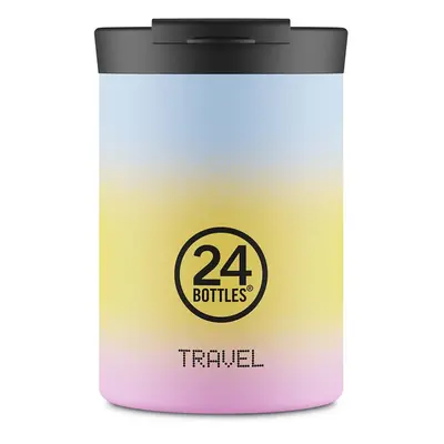 Termohrnek 24bottles Travel Tumbler 350ml Aurora žlutá barva, Travel.Tumb.350.Aurora