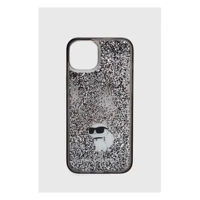 Obal na telefon Karl Lagerfeld iPhone 15 Plus 6.7 pruhledná barva