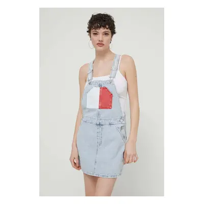 Džínové šaty Tommy Jeans mini, DW0DW18116