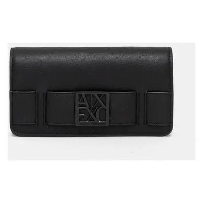 Peněženka Armani Exchange černá barva, 948572 0A874