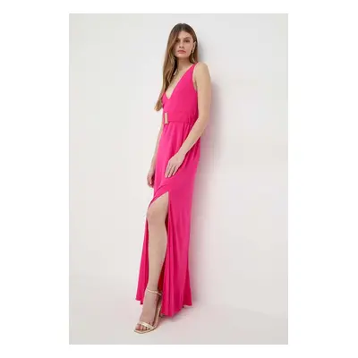 Šaty Pinko růžová barva, maxi, oversize, 103167.A17I