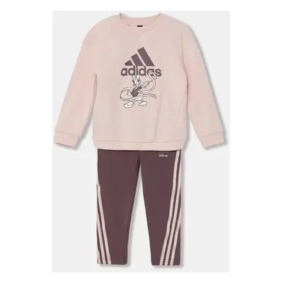 Dětská souprava adidas x Disney růžová barva, JG1256