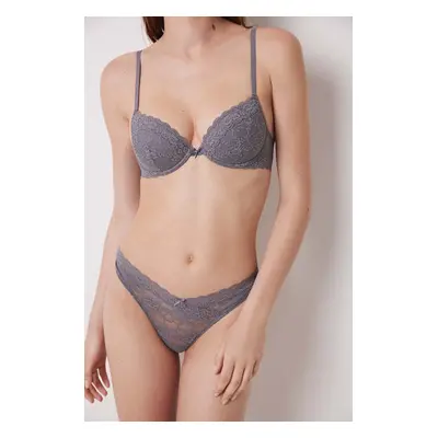 Tanga women'secret HELANKAS 2 šedá barva, 4988427