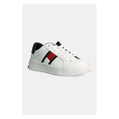 Dětské sneakers boty Tommy Hilfiger bílá barva, T3X9-33637