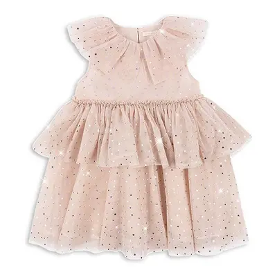 Dívčí šaty Konges Sløjd FAIRY DRESS růžová barva, mini, KS101513