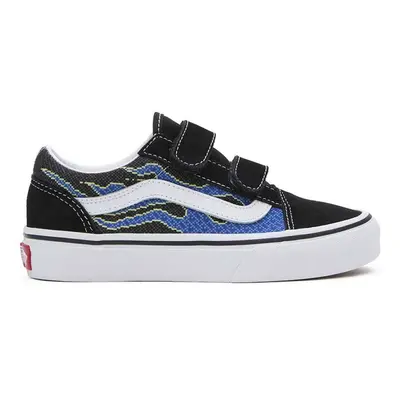 Dětské tenisky Vans Old Skool V zelená barva