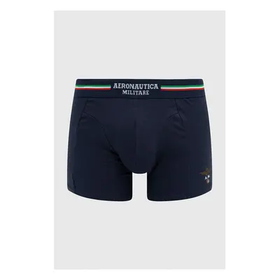 Boxerky Aeronautica Militare (2-pack) pánské, tmavomodrá barva