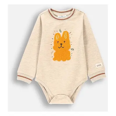 Kojenecké body Coccodrillo SMILE BOY NEWBORN