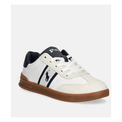 Dětské sneakers boty Polo Ralph Lauren HERITAGE COURT III T-TOE bílá barva, RL01253100