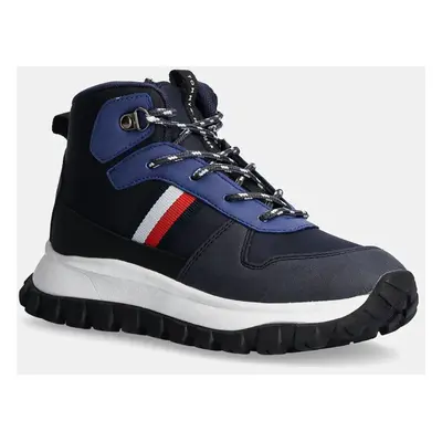 Dětské zimní boty Tommy Hilfiger tmavomodrá barva, T3B9-33680