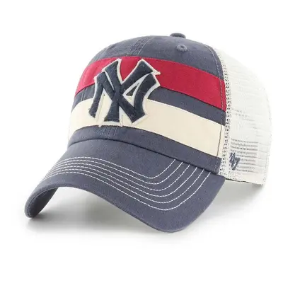 Kšiltovka 47 brand MLB New York Yankees tmavomodrá barva, s aplikací, BCPTN-CLBBN17GWP-VN11