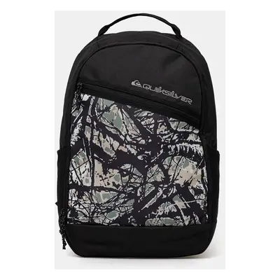 Batoh Quiksilver Schoolie 2.0 pánský, černá barva, velký, vzorovaný, AQYBP03163