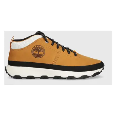 Boty Timberland Winsor Trail Mid Leather béžová barva, TB0A5TWV2311