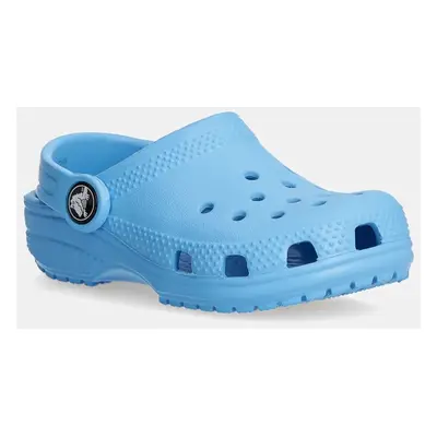 Dětské pantofle Crocs CLASSIC CLOG modrá barva, 206990