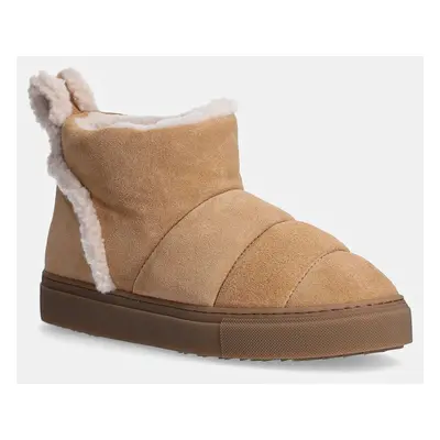 Sněhule Inuikii Shearling Slipin béžová barva, 75202-010