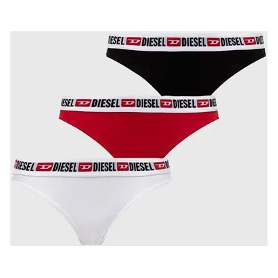 Tanga Diesel UFST-STARS-THREE PACK 3-pack černá barva, 00SE0K.0EAXL