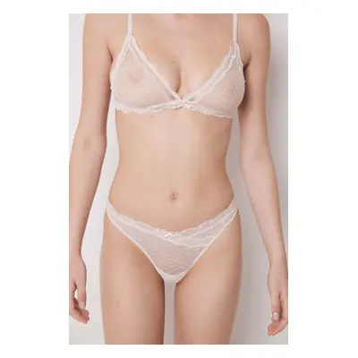 Tanga women'secret HELANKAS 2 růžová barva, 4988424