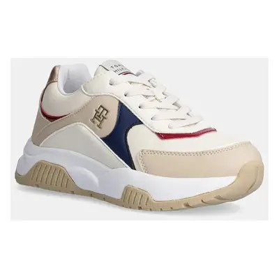 Dětské sneakers boty Tommy Hilfiger béžová barva, T3A9-33551