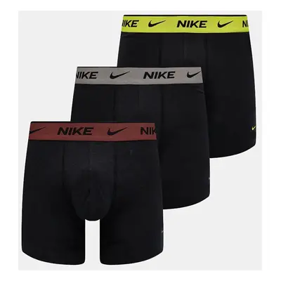 Boxerky Nike 3-pack pánské, černá barva, 0000KE1007