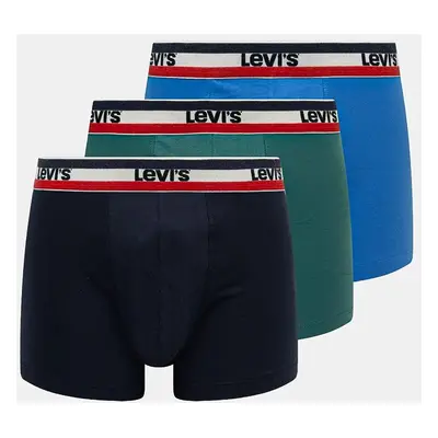 Boxerky Levi's 2-pack pánské, zelená barva, 37149-1000