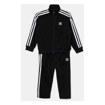 Dětská tepláková souprava adidas Originals FIREBIRD černá barva, IY4798