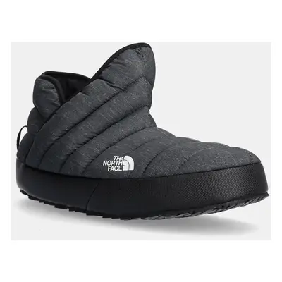 Pantofle The North Face Thermoball Traction Bootie šedá barva, NF0A3MKH4111