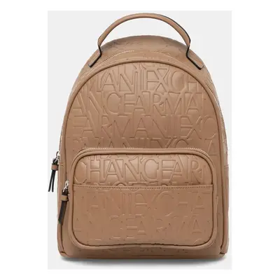 Batoh Armani Exchange dámský, hnědá barva, malý, hladký, 942805 CC793