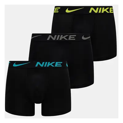 Boxerky Nike 3-pack pánské, zelená barva, 0000KE1157