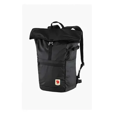 Batoh Fjallraven černá barva, velký, hladký, F23222.550-550