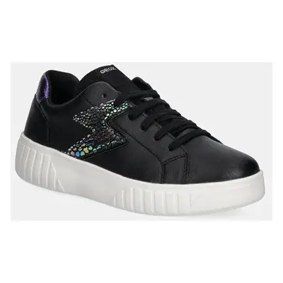 Dětské sneakers boty Geox MIKIROSHI černá barva, J45DVA.0BCDH