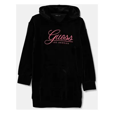 Dívčí šaty Guess černá barva, mini, J4BK16 KCH92