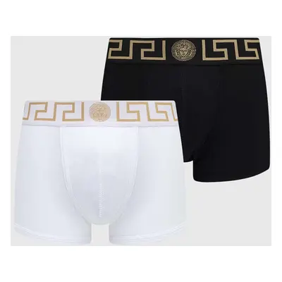 Boxerky Versace 2-pack pánské, bílá barva, AU10181 1A10011