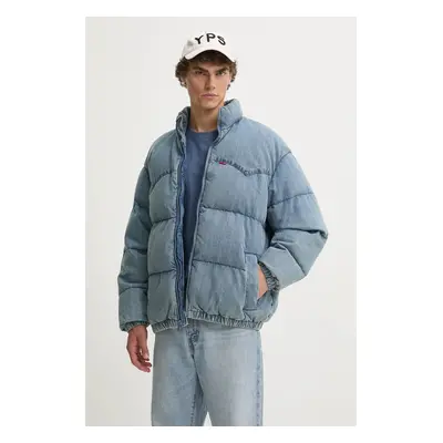 Péřová bunda Levi's pánská, modrá barva, zimní, oversize, A0726