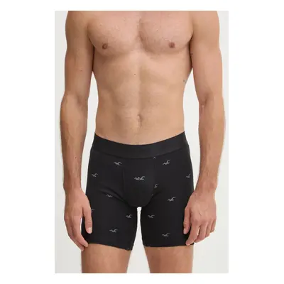 Boxerky Hollister Co. 7-pack pánské, tmavomodrá barva, KI314-4023