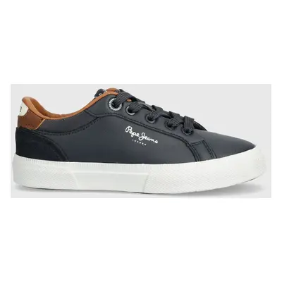 Dětské sneakers boty Pepe Jeans KENTON COURT B tmavomodrá barva