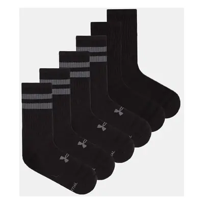 Ponožky Under Armour 6-pack černá barva, 1387058