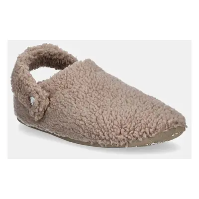 Pantofle Crocs Classic Cozzy Slipper béžová barva, 209386