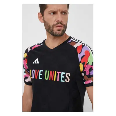 Tréninkové tričko adidas Performance Pride Tiro černá barva