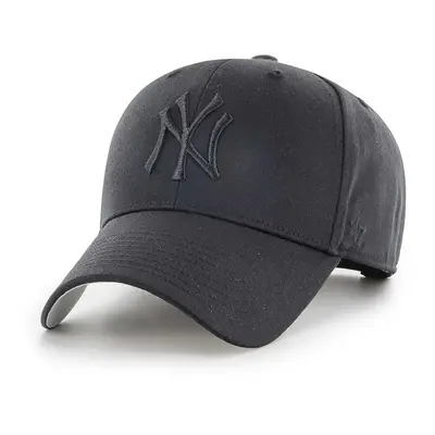 Kšiltovka 47 brand MLB New York Yankees černá barva, s aplikací, B-RAC17CTP-BKA