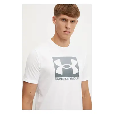 Tričko Under Armour BOXED SPORTS UPDATED bílá barva, s potiskem, 1386793