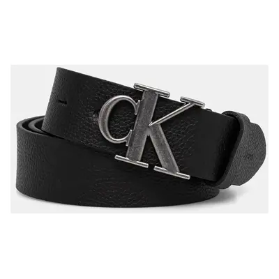 Kožený pásek Calvin Klein Jeans pánský, černá barva, K50K511831