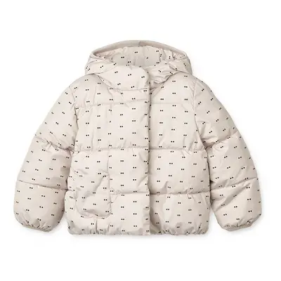 Kojenecká bunda Liewood Giovanna Jacket bílá barva, LW19144