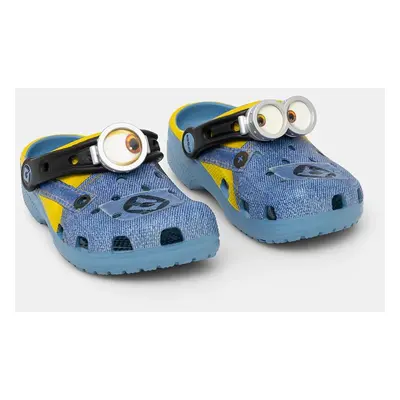 Dětské pantofle Crocs DESPICABLE ME CLASSIC CLOG modrá barva, 209489