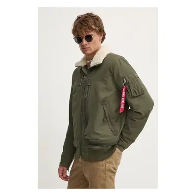 Bomber bunda Alpha Industries zelená barva, zimní, 148128